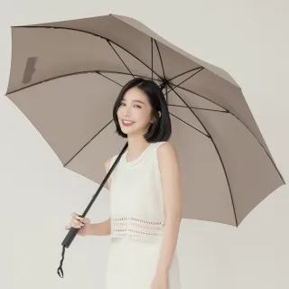 【雨傘王】BigPurple 30吋超大傘面長傘 輕量 手開傘 直傘 防潑水(BigPurple 超值款無維修)