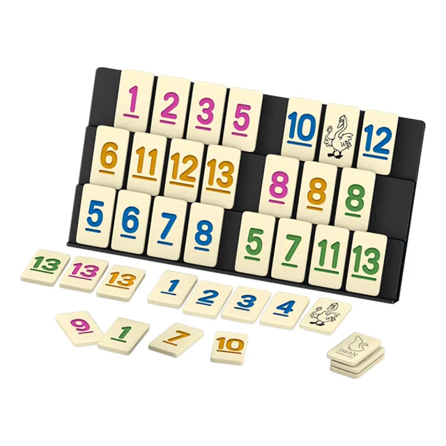 【新天鵝堡桌遊】泛亞天鵝數字牌6人版ROMME 6 PLAYERS(全家一起來/越多人越好玩/送禮最大方)