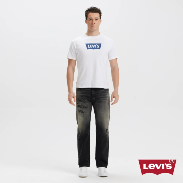 LEVIS 555™ 男款中腰舒適直筒 牛仔褲 刷破牛仔褲 人氣新品 000LO-0041