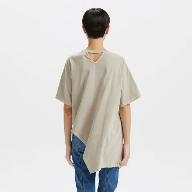 【LEVIS】女款 長版T 破壞設計 Tee 短袖 特色印花 熱賣單品 003SQ-0001