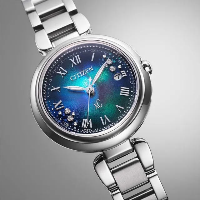 【CITIZEN 星辰】xC系列 千彩之海光動能電波鈦金屬腕錶  禮物  手錶(ES9460-61L)