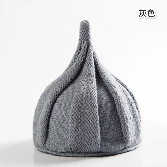 【橘魔法】旋轉毛線編織精靈帽(栗子帽 毛帽 帽子 配件 聖誕 大紅 過年 新年 中性款 男童 女童 童裝 兒童)