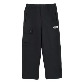 【The North Face】北面兒童黑色DWR防潑水戶外徒步長褲｜87Z14H0