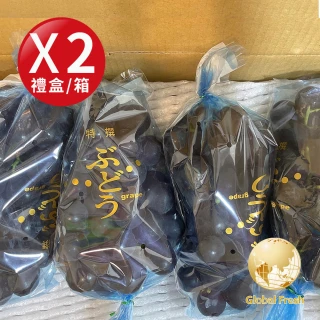 【盛花園蔬果】南投信義鄉巨峰葡萄(2Kg x2盒)