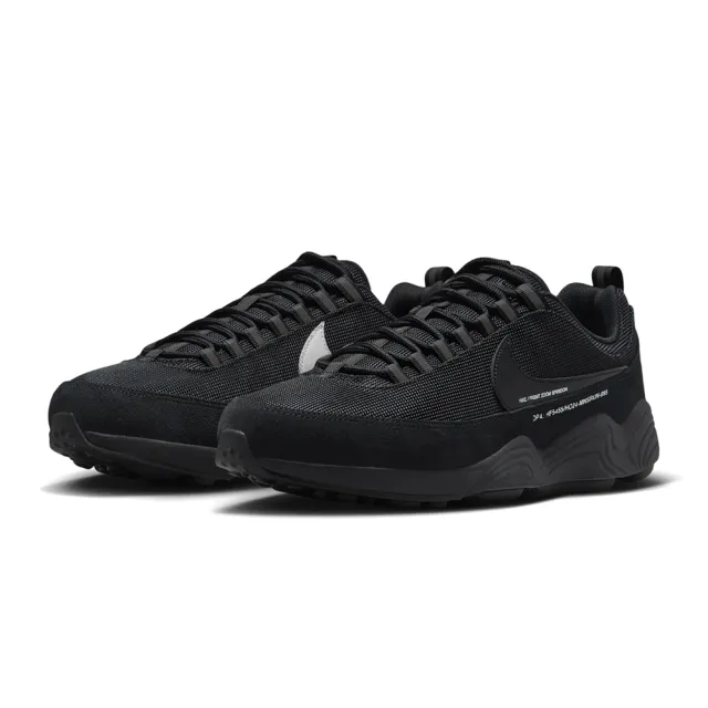 【NIKE 耐吉】Fragment x Nike Air Zoom Spiridon Black 藤原浩 黑 HF5455-001(聯名款 休閒鞋 男鞋)