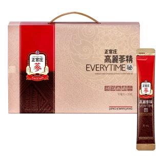 【正官庄】高麗蔘精EVERYTIME 秘-10mlx20入/盒(高麗蔘/蜂蜜/提升保護力/提把禮盒/保健禮盒)