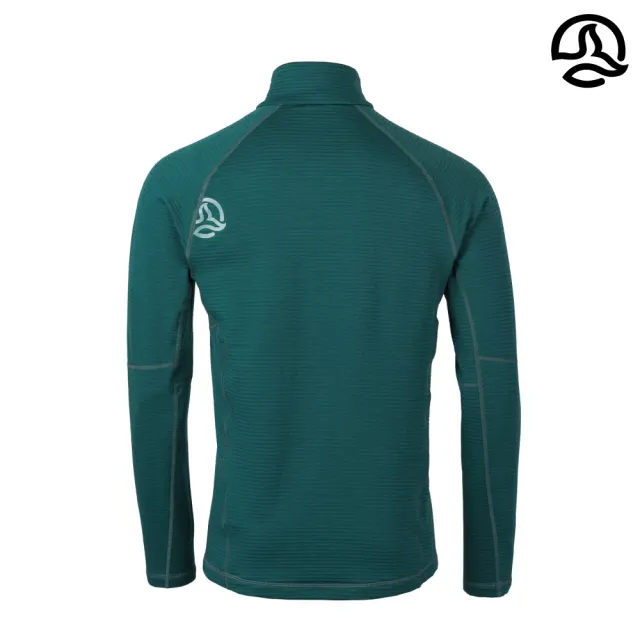 【TERNUA】男 Warmshell 咖啡紗半門襟保暖中層衣 1208055(登山 中層 輕量 保暖)