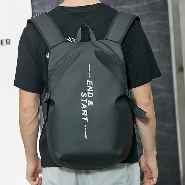 【NEW MAN】雙11 新款戶外休閒大容量騎士安全帽手提後背包(後背包 運動包 男包 隨身包)