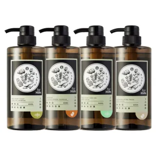 【tsaio上山採藥】男性專用洗沐600ml-野薄荷洗沐/咖啡因洗沐(任選4入洗髮精/沐浴乳)