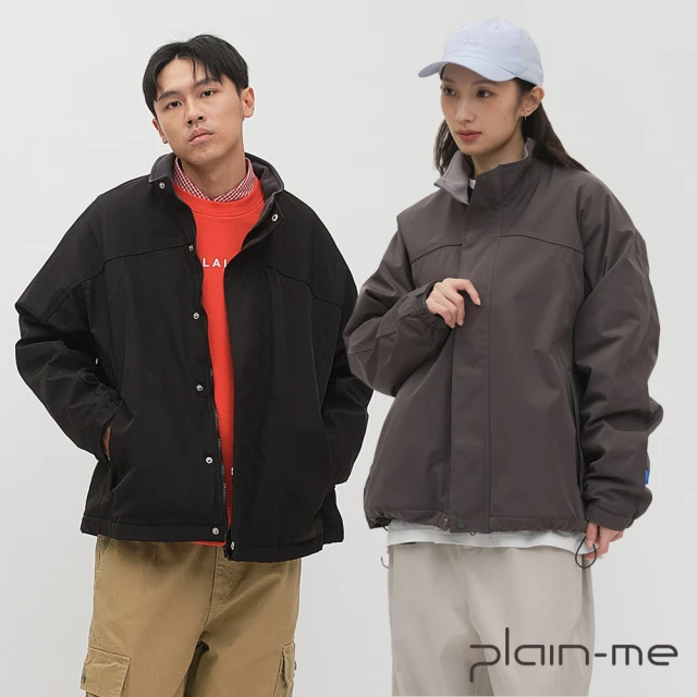 plain-me 立領內刷毛連袖外套 PLN1179-251(男款/女款 共3色 刷毛 外套 休閒外套)