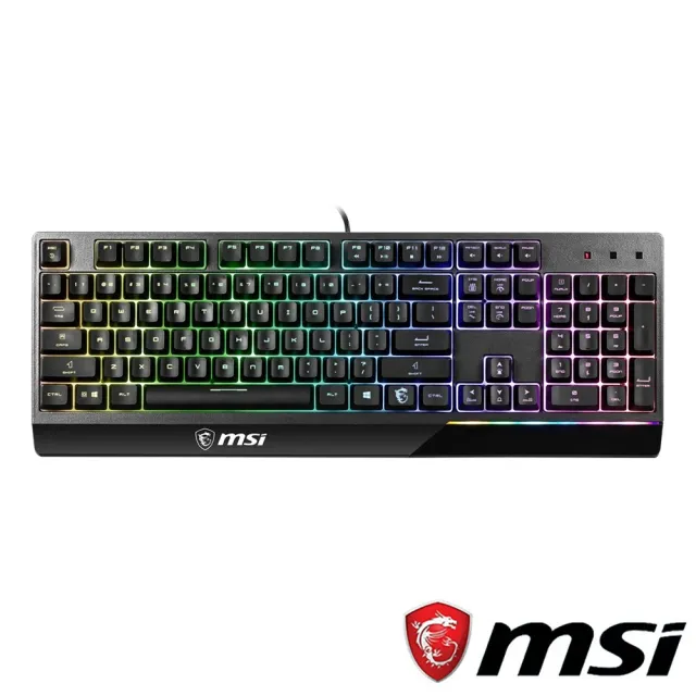 【MSI 微星】鍵鼠超值組★VIGOR GK30 電競鍵盤+Clutch GM08 電競滑鼠(魔物獵人適用)