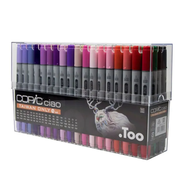 【COPIC】Ciao 第三代 麥克筆 72 Color TAIWAN 72色 臺灣色系 /盒 日本原裝進口