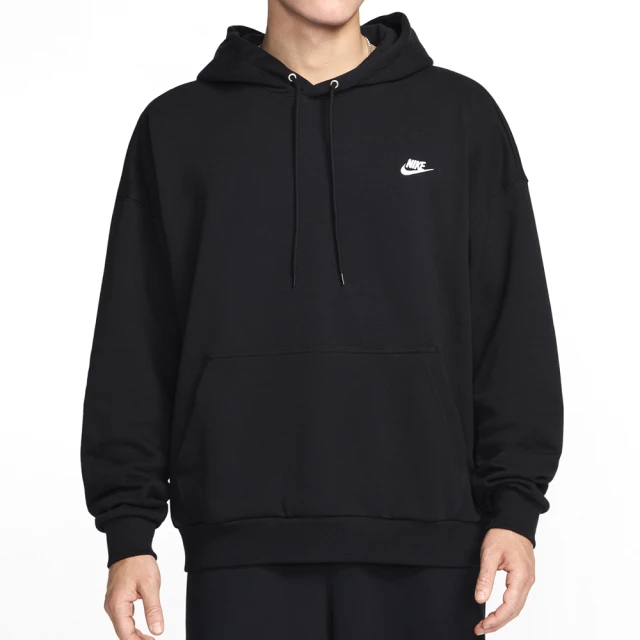 NIKE 耐吉 Club FT Oversized Po H 男款 黑色 運動 休閒 上衣 連帽 長袖 HJ1817-010