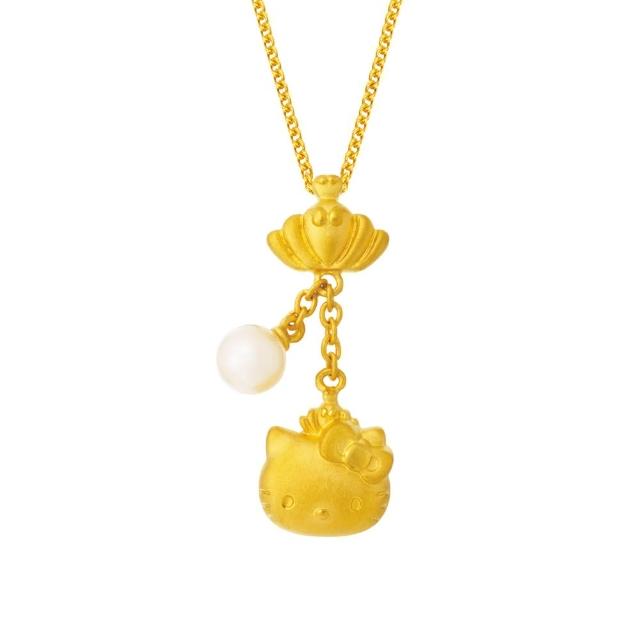 【Just Gold 鎮金店】Hello Kitty 華麗公主 黃金吊墜(不含鍊)
