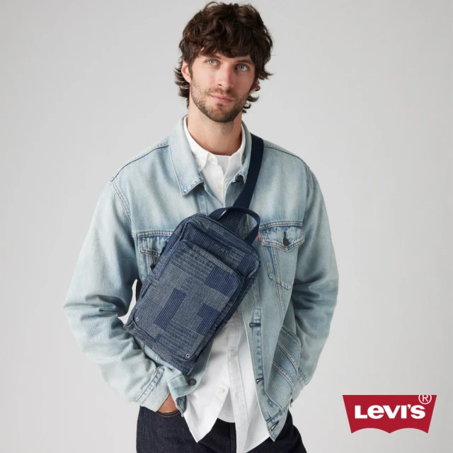 LEVIS 手提、斜背兩用方包 / 拼接設計 人氣新品 D7955-0009