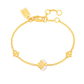 【Just Gold 鎮金店】華爾滋系列 黃金手鍊