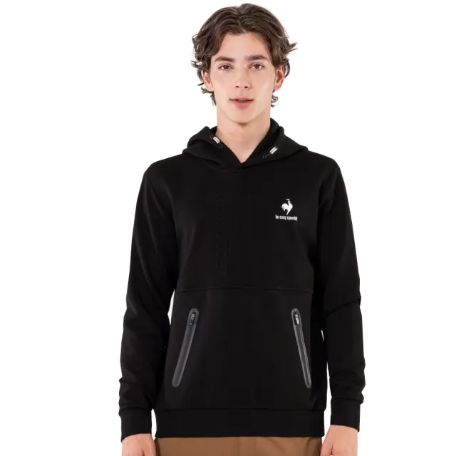 【LE COQ SPORTIF 公雞】休閒潮流連帽T恤 男款-3色-LWU21233