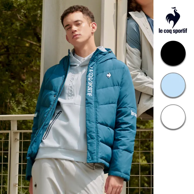 【LE COQ SPORTIF 公雞】休閒潮流連帽T恤 男款-3色-LWU21233