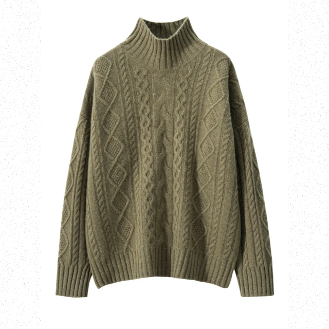 Very Buy 非常勸敗 預購/秋冬女士羊絨衫女高領加厚針