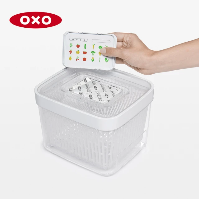 OXO 蔬果長鮮盒活性碳補充包2入