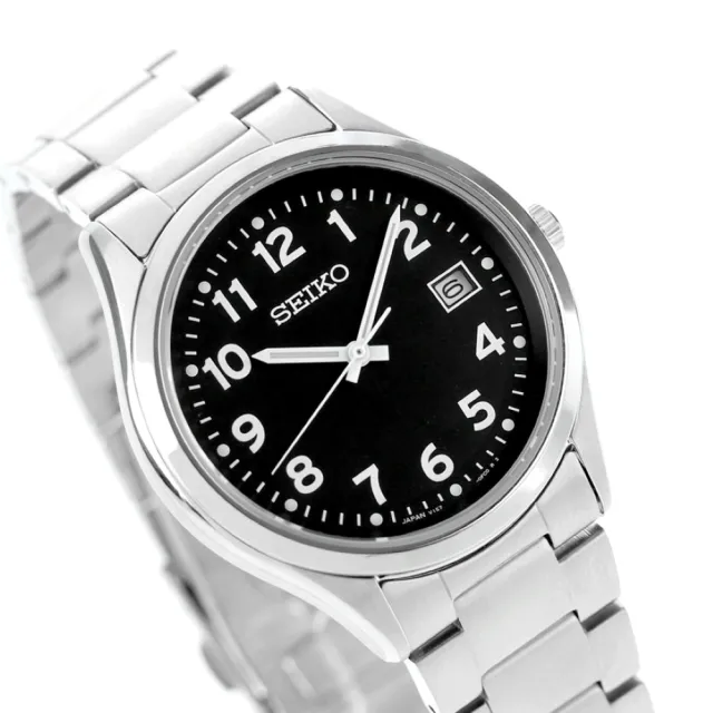 【SEIKO 精工】SOLAR太陽能 經典大三針數字手錶 石英錶38.7mm(SBPX155J / V157-0DX0D)