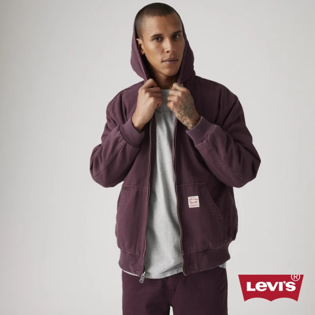 LEVIS Workwear工裝系列 男款 連帽鋪棉外套 人氣新品 A3222-0010