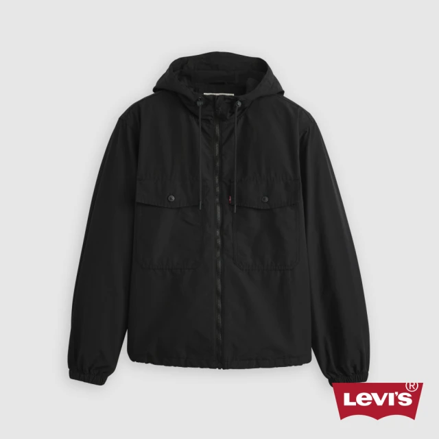 LEVIS 男款 連帽抽繩式拉鍊外套 / 夾克 人氣新品 001HX-0003