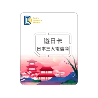 【DJB SIM】遊日卡-日本5天 每日2GB高速流量上網SIM卡(日本三大電信商資源共享)