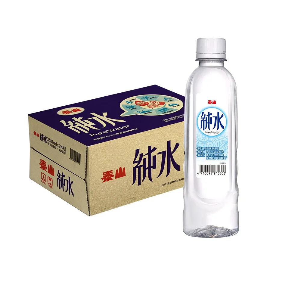 【泰山】小純水350mlx24入/箱