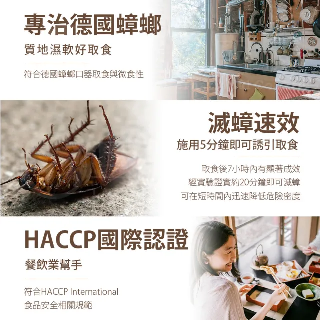 【快點絕】0.5%凝膠餌劑30g(快速速鎖殺蟑/德國巴斯夫出品/餐廳病媒防治業者指定)