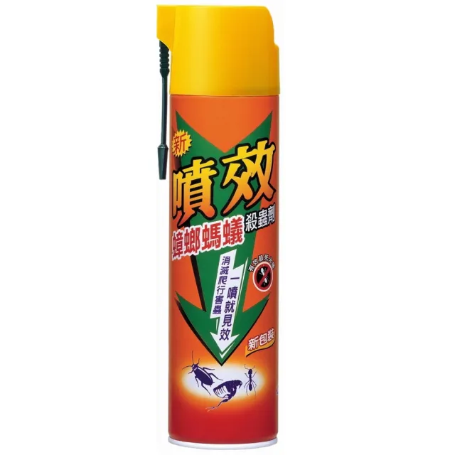 【噴效】蟑螂螞蟻油性殺蟲劑600ml