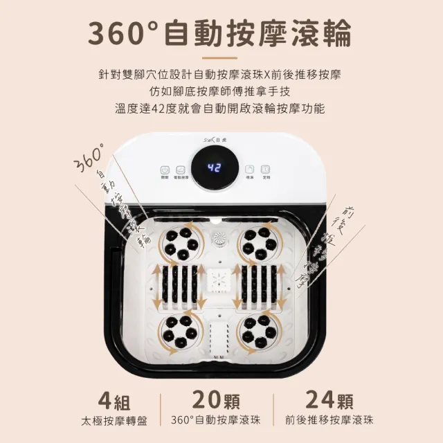 【日虎】中桶全能按摩泡腳機 SL-302