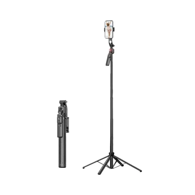 遇見未來 AI雲眼自拍棒搭配2個D02小燈(AI追蹤功能 輕