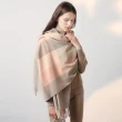 【KISSDIAMOND】經典喀什米爾加厚羊毛圍巾披肩(交換禮物/保暖/A001/A003/A004/A009/多款選)