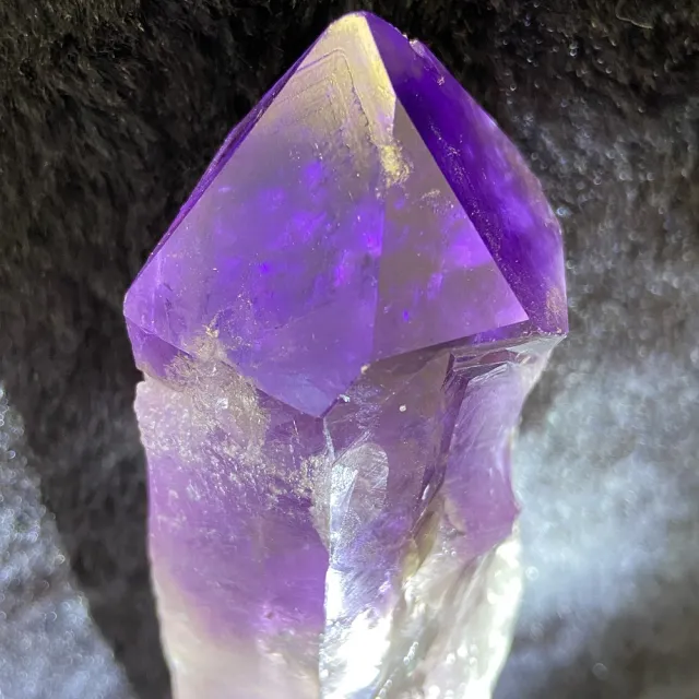【Cozy 世界水晶原礦與茶】烏拉圭紫晶權杖 95-3(天然無打磨. 增加智慧平穩情緒)