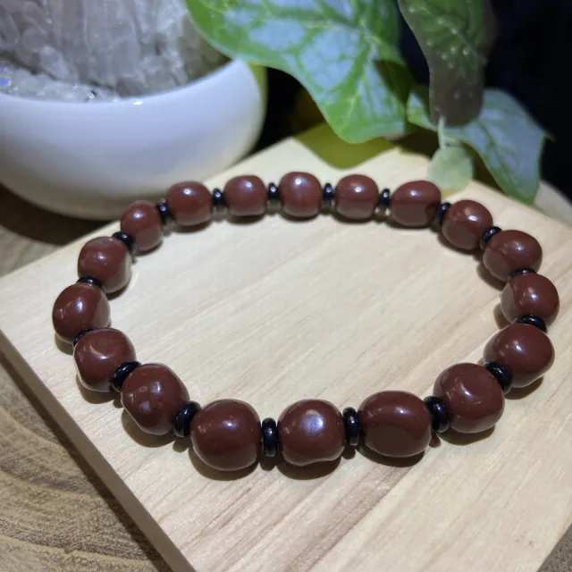 【Cozy 世界水晶原礦與茶】龍宮血舍利隨形珠 66-8(能驅邪避凶、護身、引福之作用)
