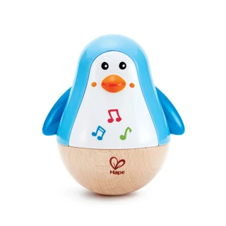 【德國Hape】音樂企鵝不倒翁(聲音玩具/娃娃遊戲/木製玩具/木頭玩具)