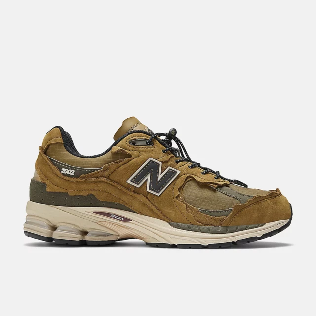 NEW BALANCE 男女 休閒鞋 運動 復古 跑鞋 D楦 NB 2002 破壞布 抽繩 芥末黃(M2002RDP)