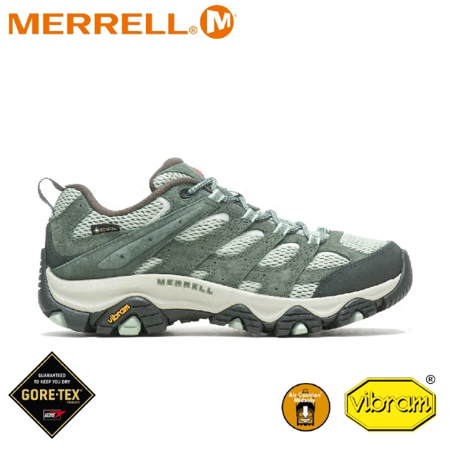 MERRELL 女 MOAB 3 GORE-TEX防水登山鞋《綠》 ML036316/越野鞋/戶外鞋/健行鞋(悠遊山水+)