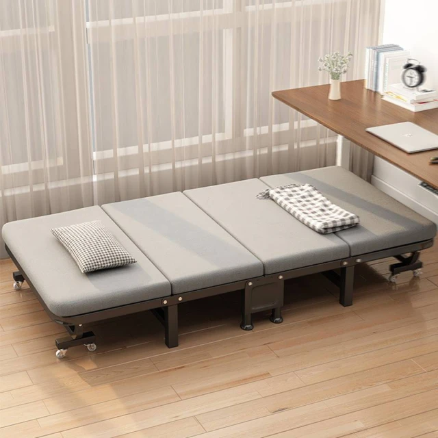 飾珂絡旗艦店 靠背可調 80寬加固加厚(折疊床 單人床 午休床 硬板床 行軍床 便攜小床 預購15天)