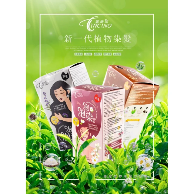 樹飛雪 髮學院沙龍級修護染髮霜環保簡易包(顏色:寶石黑/咖啡