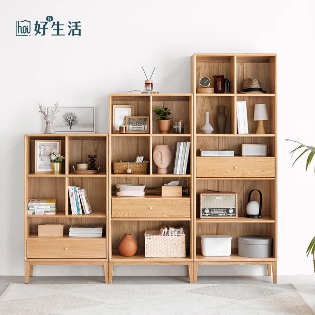 文創集 艾蘿2.7尺四門二抽書櫃優惠推薦