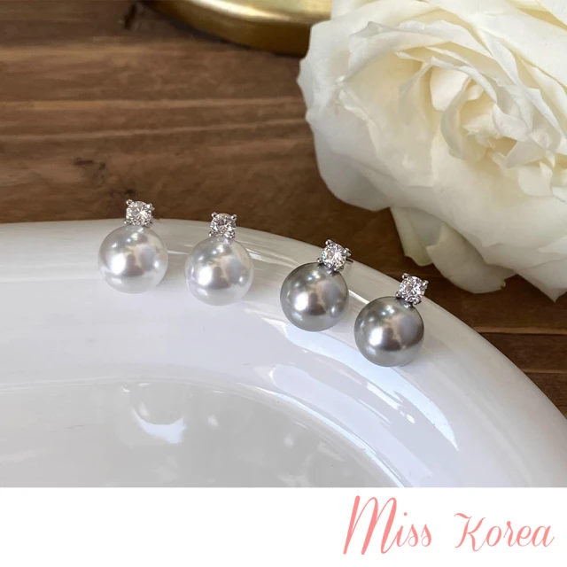 MISS KOREA 無耳洞耳環 耳夾 夾式耳環/韓國設計溫