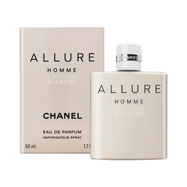 【CHANEL 香奈兒】白色時尚男性香水 50ml