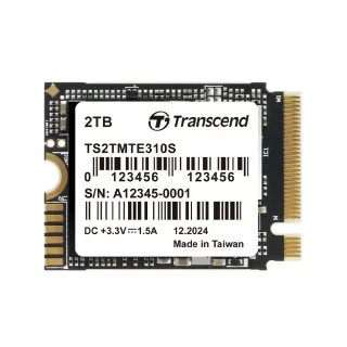 【Transcend 創見】MTE310S 2TB M.2 2230 PCIe Gen4x4 SSD固態硬碟(TS2TMTE310S)