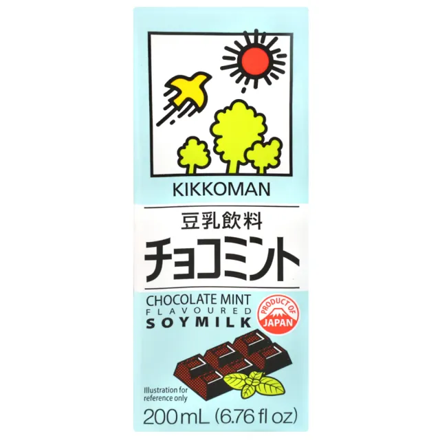 【龜甲萬】龜甲萬豆乳-巧克力薄荷風味200gx18入/箱