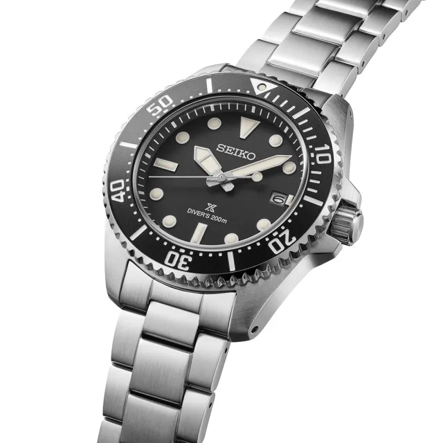 【SEIKO 精工】PROSPEX 太陽能200米潛水錶-41mm 雙11 送禮(V157-00A0D/SNE597P1)