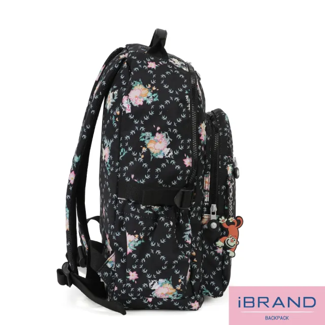 【iBrand】雙11 簡約超輕盈尼龍口袋後背包(喵星花園)