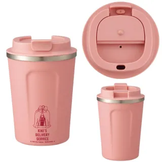 【小禮堂】SKATER 宮崎駿 不鏽鋼隨行杯 350ml STBC3F - 小圖款 龍貓 魔女宅急便(平輸品)