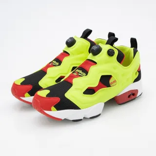 【REEBOK】休閒鞋 男鞋 女鞋 運動鞋 充氣式 Citron 30週年Instapump Fury 94 黑紅黃 100074910